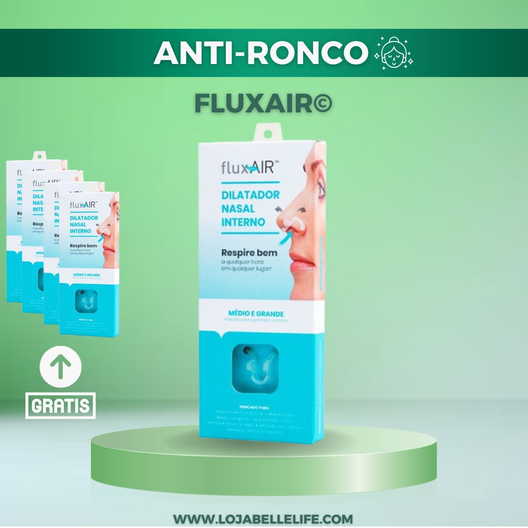 FluxAir© - Dilatador Nasal Anti-Ronco (SOLUÇÃO CONTRA RONCO E A APNÉIA)