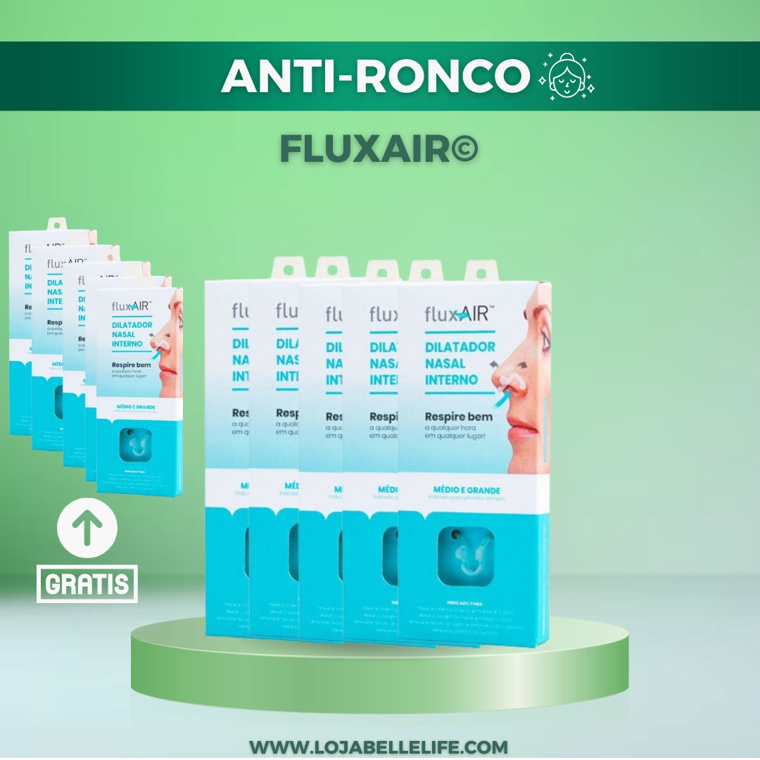 FluxAir© - Dilatador Nasal Anti-Ronco (SOLUÇÃO CONTRA RONCO E A APNÉIA)