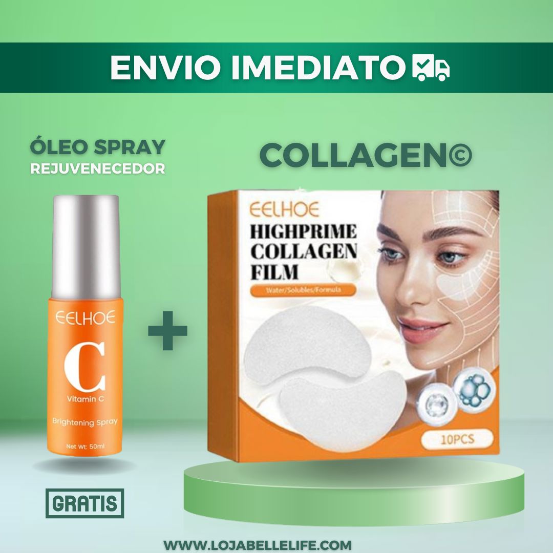 Collagen© Máscara de Colágeno + Ácido Hialurônico + Óleo Spray GRÁTIS