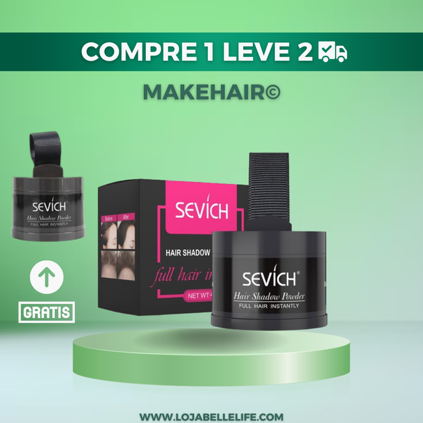 MakeHair© Tinta Capilar em Pó - A prova D'água [Efeito 21 Semanas]