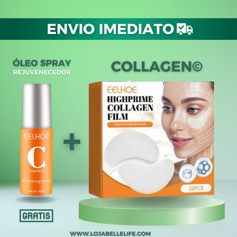 Collagen© Colágeno + Ácido Hialurônico [Efeito Botox] Óleo Spray Rejuvenescedor GRÁTIS