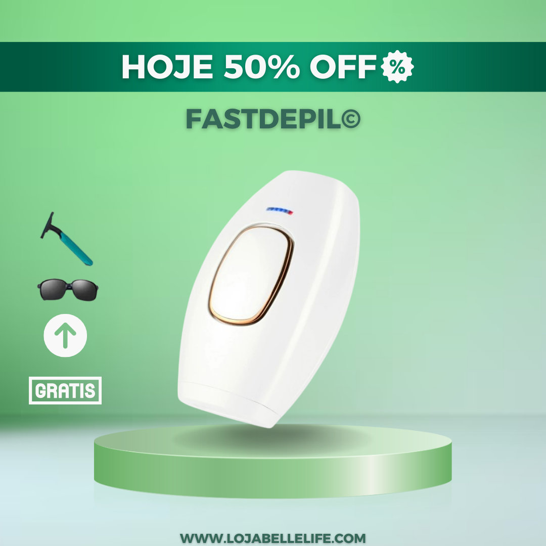 FastDepil© Removedor de Pelos Laser Permanente Indolor - (ÚLTIMO DIA DA PROMO 50%OFF)