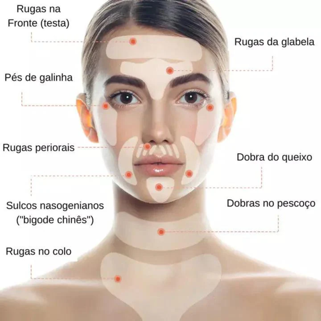 Adesivo Anti-Rugas das Famosas - Reutilizável em até 40 aplicações + Brinde Grátis