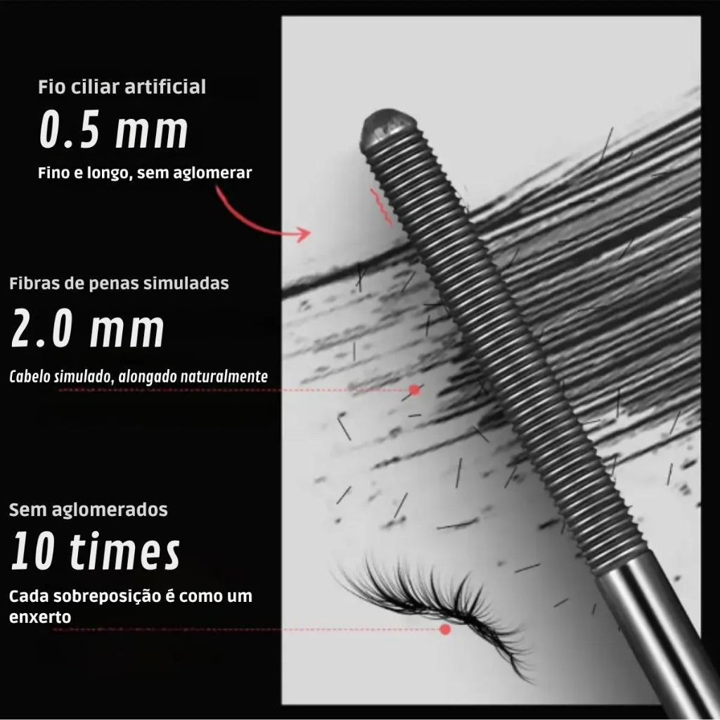 Rímel Definidor BellaLash™ – Cílios mais Longos e Naturais