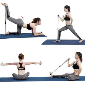 Elástico Cross Tube de Tensão – Exercício Multifuncional em Casa