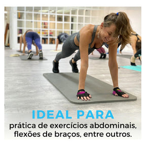 Colchonete Eva Fitness - Impermeável, Antiderrapante e Fácil de limpar e transportar