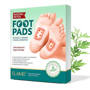 DetoxFeet™ – Adesivo Detox para Pés - Elimina Toxinas, Diminui o Inchaço e Auxilia no Emagrecimento