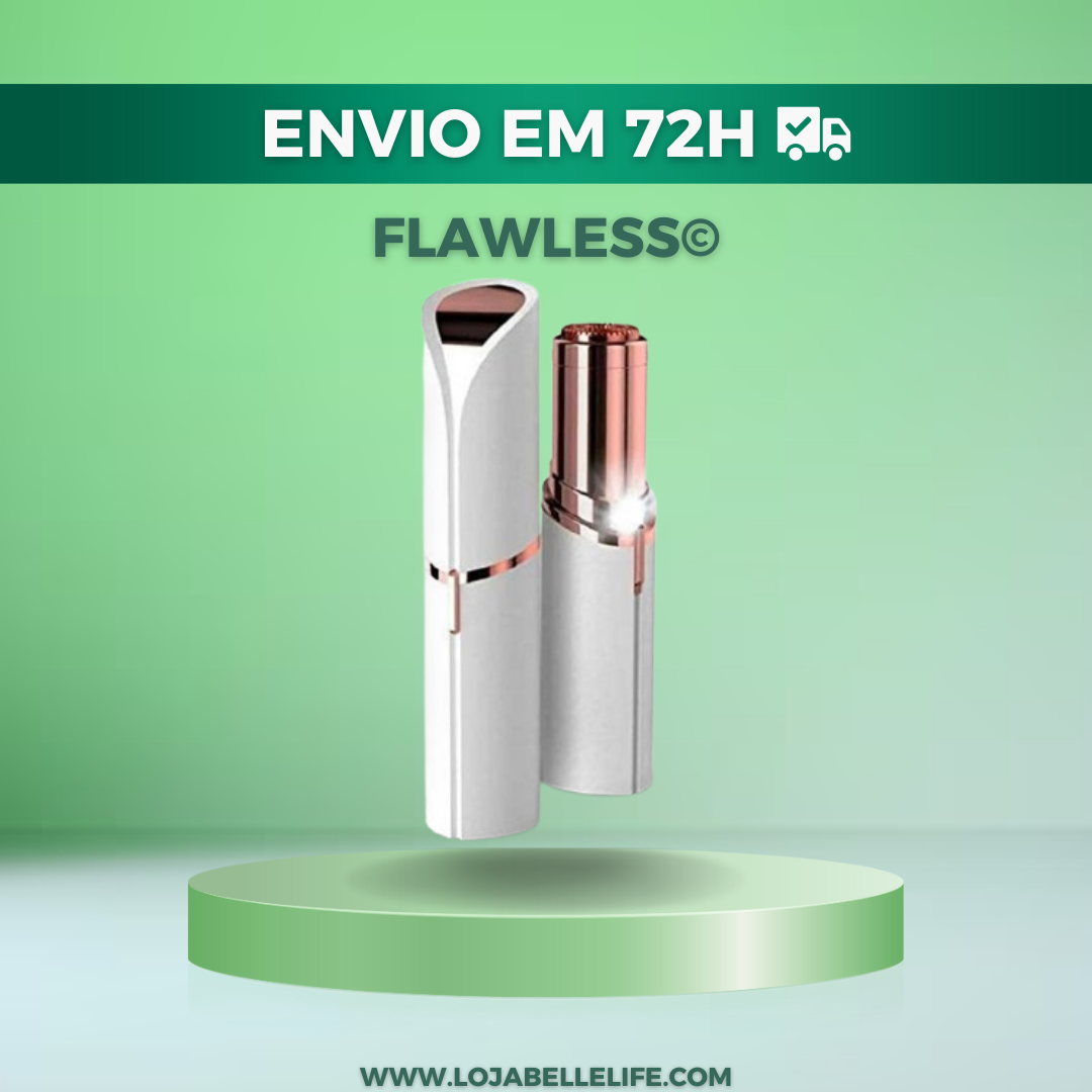 FlawLess© Depiladora Facial Indolor - 50% de Desconto - ENVIO EM 72Hrs