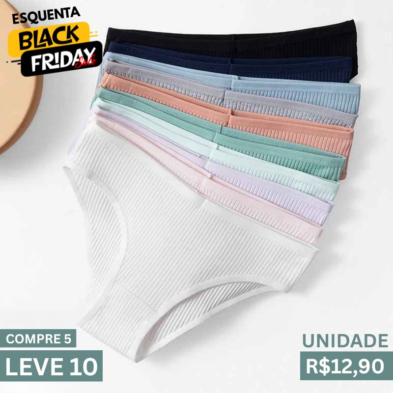Calcinha UltraConfort© - NOVO PREÇO BLACK FRIDAY 🔥 R$12 a UNIDADE 🔥 Compre 5 Leve 10