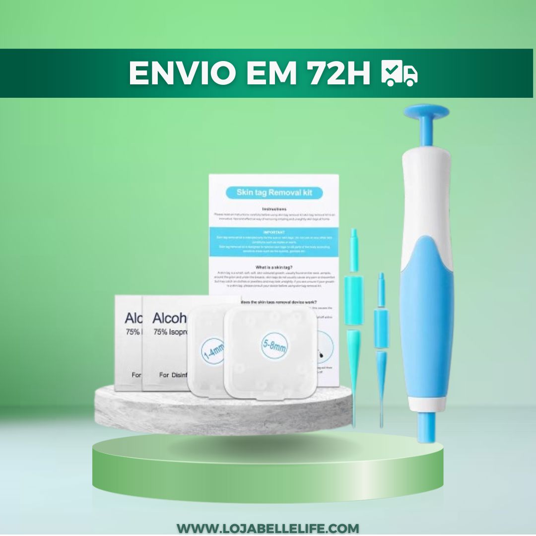 TagBand© Caneta Removedora de Verruga (Acrocordons) KIT COMPLETO - Remoção Rápida e Eficaz