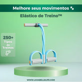Elástico de Treino Caseiro - 250+ Variações de Treinos - Versátil e Fácil de Usar