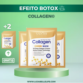 CollagenSilic© Máscara de Silicone - Ativação de Colágeno e Ácido Hialurônico [Efeito Botox]