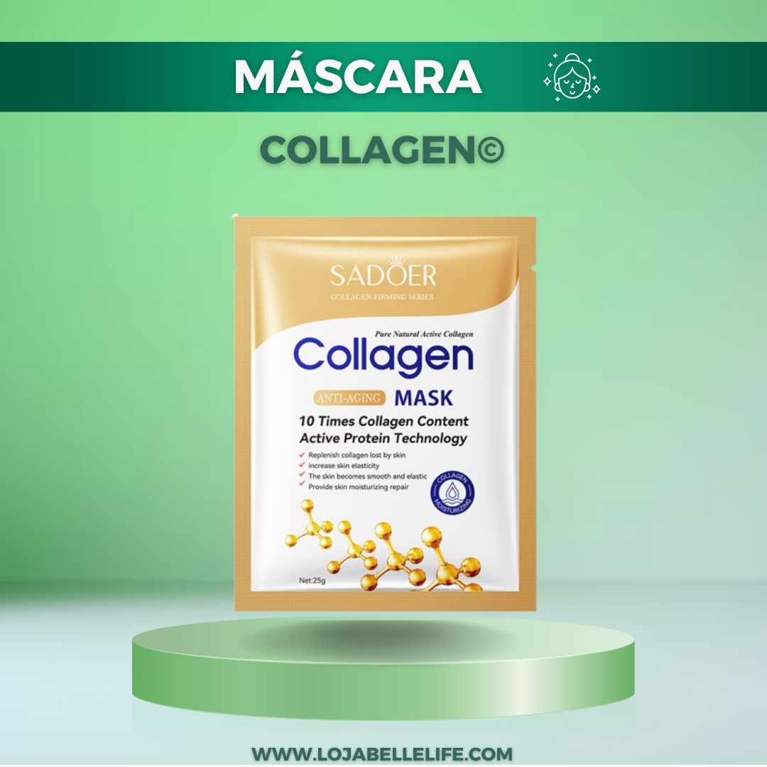 CollagenSilic Máscara de Silicone - Ativação de Colágeno e Ácido Hialurônico