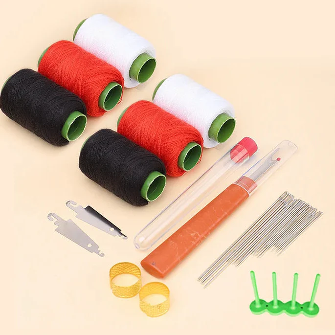 Kit de Costura Premium Completo - Estojo Zíper + Tubos de Linhas GRÁTIS