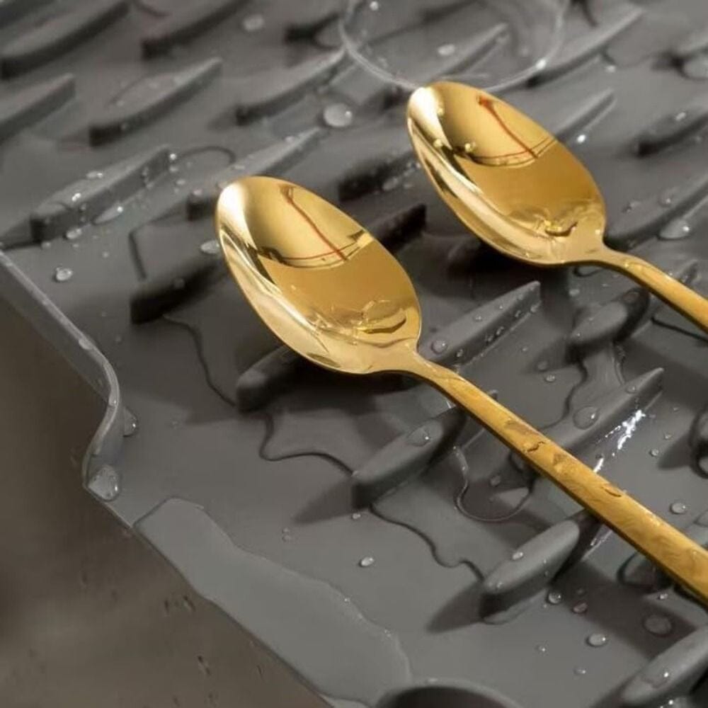 Tapete de Secagem inteligente -  Bancada Seca, Louças Organizadas e Cozinha Limpa