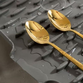 Tapete de Secagem inteligente -  Bancada Seca, Louças Organizadas e Cozinha Limpa