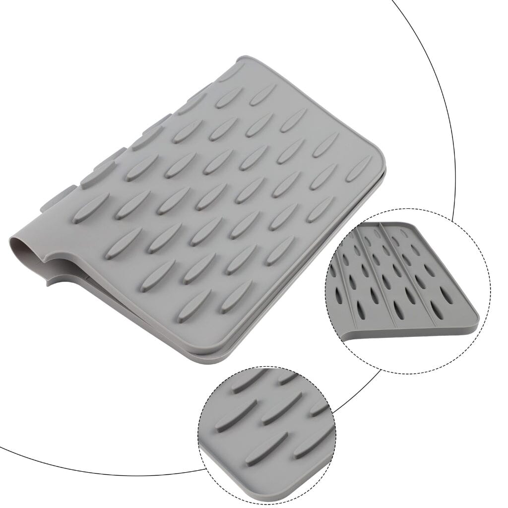 Tapete de Secagem inteligente -  Bancada Seca, Louças Organizadas e Cozinha Limpa